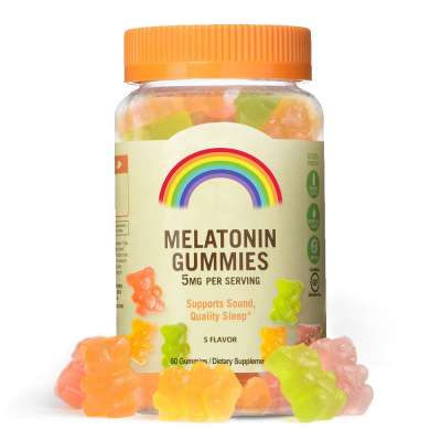 Provide Health Supplement  Hemp Extracted Gummy Bear Melatonin